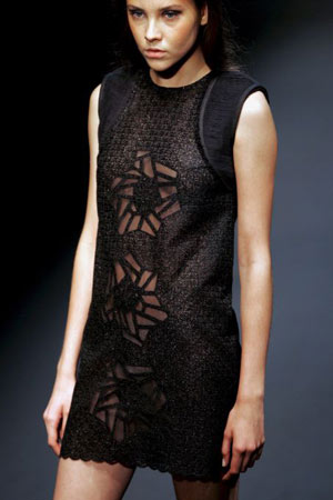 Models at the Jefen show