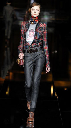 D&G tartan shirt