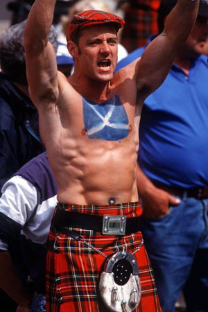 Scottish football supporter