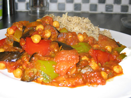 Allegra McEvedy's Egyptian Aubergine Tamarind Stew