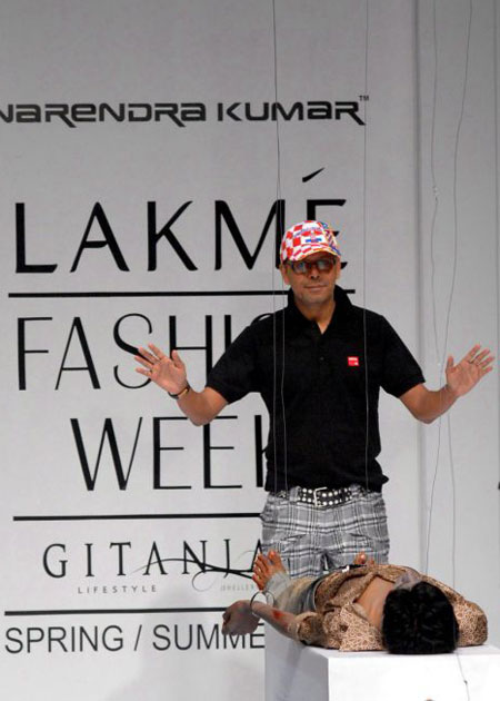 Narendra Kumar at Indian fashion week
