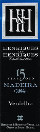 Henriques & Henriques 15 Year Old Verdelho