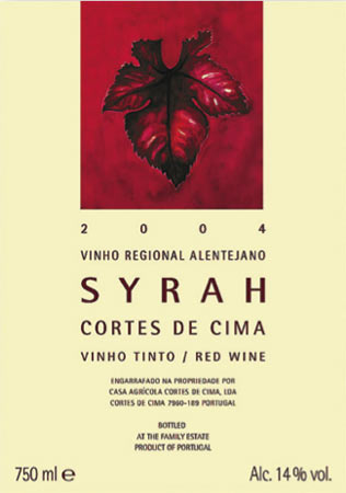Cortes de Cima Syrah 