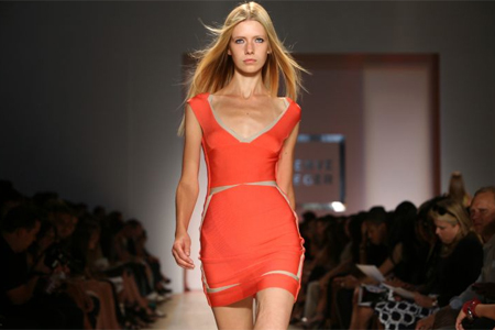 Herve Leger at New York fashion week, 2008