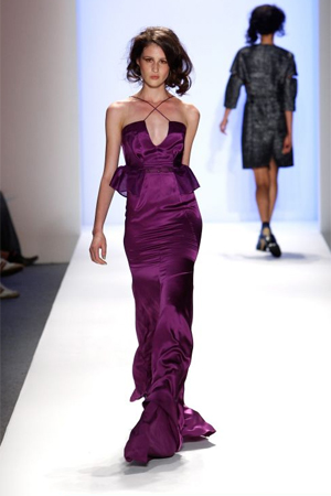 Thuy at the New York fashion week, 2008