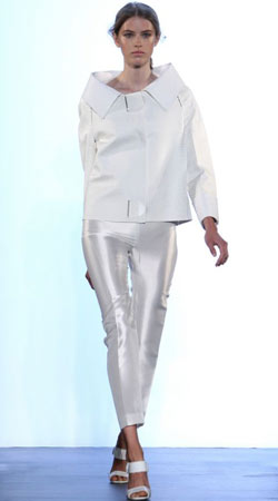 Models at the Calvin Klein show New York Fashion Week spring/summer 2009