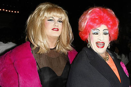 Drag queens at New York Fashion Week