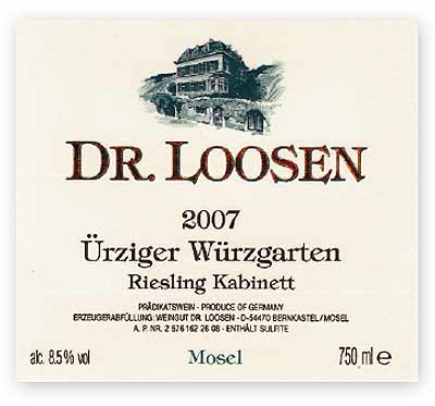 Dr Loosen Ürziger Würzgarten