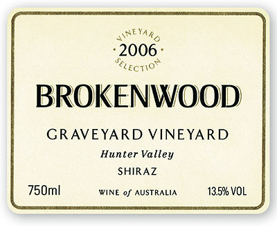 Brokenwood Graveyard Vineyard Shiraz