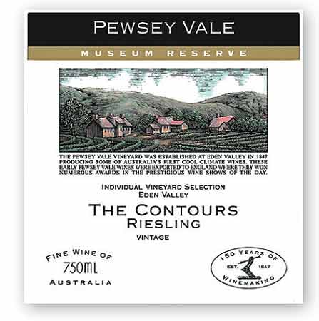 Pewsey Vale The Contours Eden Valley Riesling