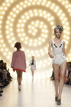 Topshop Unique at London fashion week, 2008