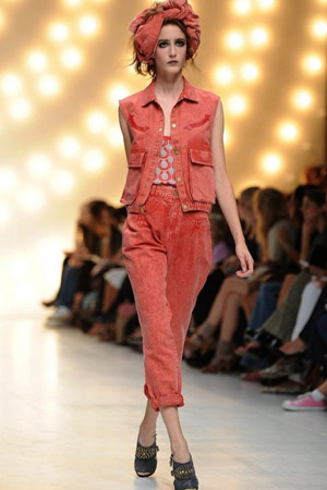 Topshop Unique at London fashion week, 2008