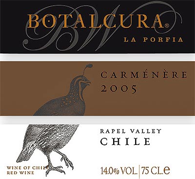 Botalcura La Porfia Grand Reserve Carmenère