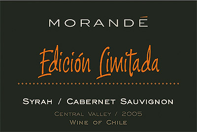 Morandé Edición Limitada Syrah/Cabernet Sauvignon