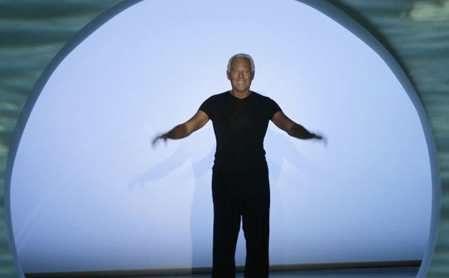 Armani at Milan fashion week