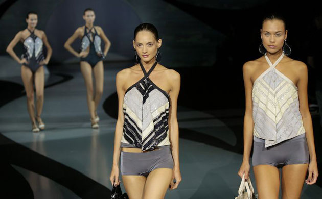 Armani at Milan fashion week