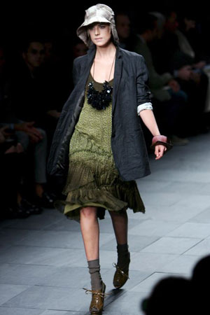 Burberry Prorsum at Milan fashion week Spring / Summer 2009