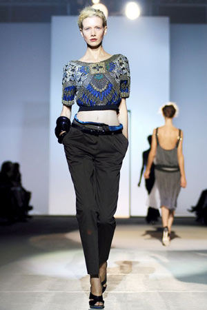 Alberta Ferretti at Milan fashion week Spring Summer 2009