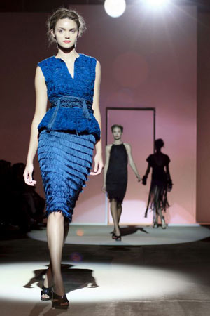 Alberta Ferretti at Milan fashion week Spring Summer 2009