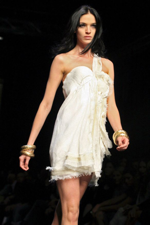 Scervino show at Milan fashion week