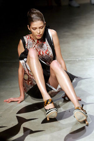 The Prada show at Milan fashion week, September 2008