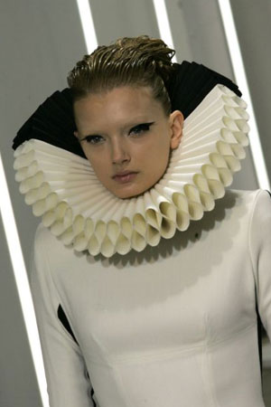 Gareth Pugh at Paris fashion week