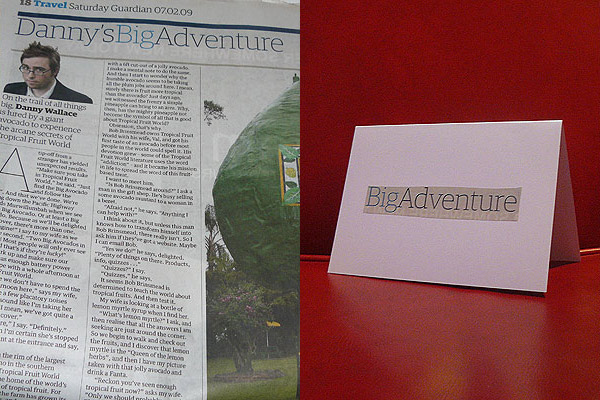 Big adventure Valentine's Day card