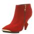 Ankle boot gallery: Topshop red ankle boot