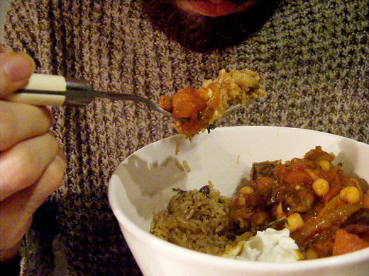 Allegra McEvedy's Egyptian Aubergine Tamarind Stew