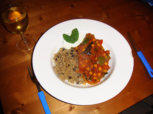 Allegra McEvedy's Egyptian Aubergine Tamarind Stew