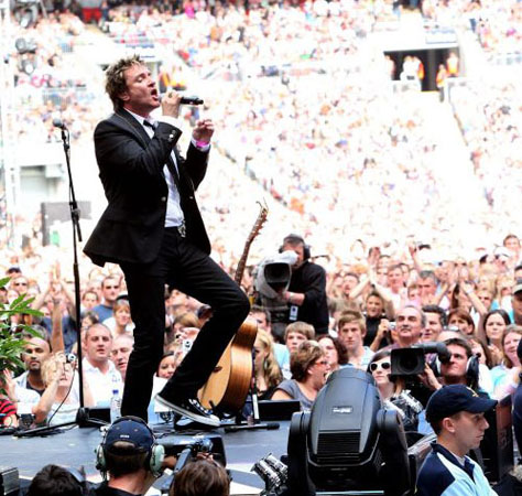 Duran Duran frontman Simon le Bon