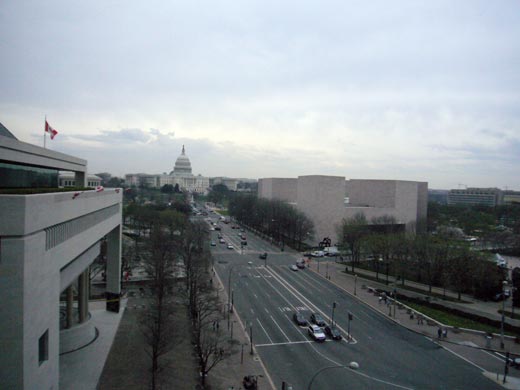View from the Newseum