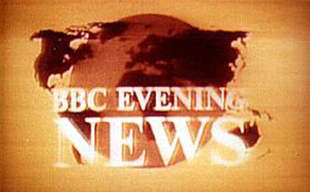 BBC news logo in the late 1970s