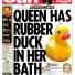 'Rubber duck' front page