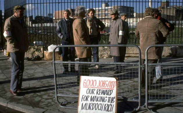 Wapping strikers