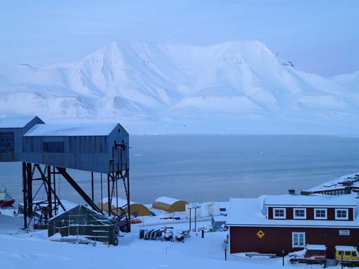 Dawn on Svalbard