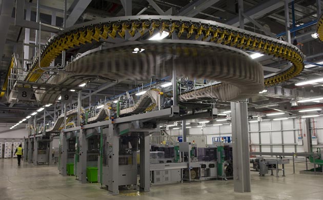 View of the printing press