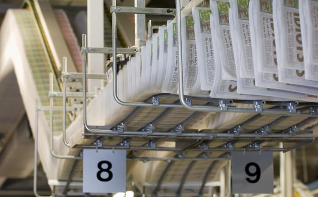 Printed newspapers