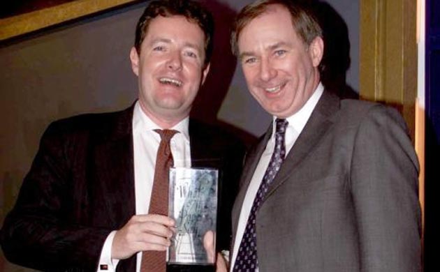 Piers Morgan and Geoff Hoon in 2001