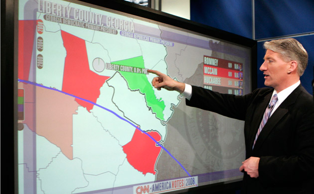 CNN election coverage 2008