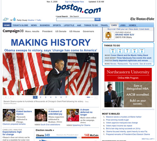 Boston Globe Online