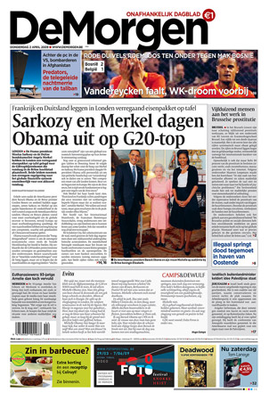 G20 front pages