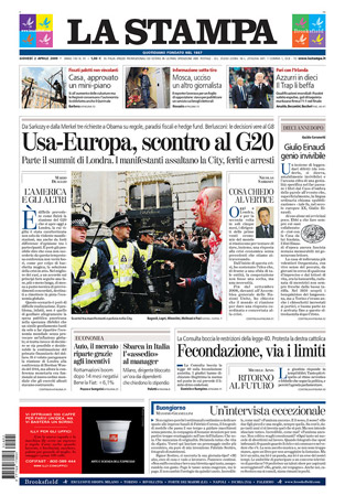 G20 front pages
