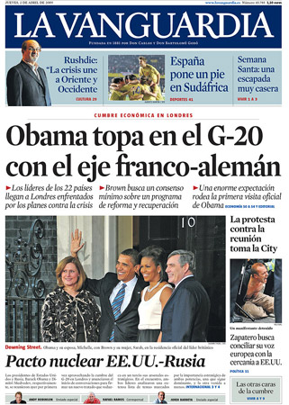 G20 front pages