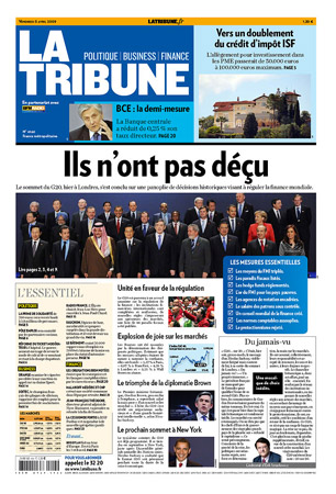 G20 front pages