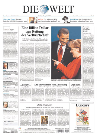 G20 front pages