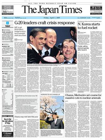 G20 front pages