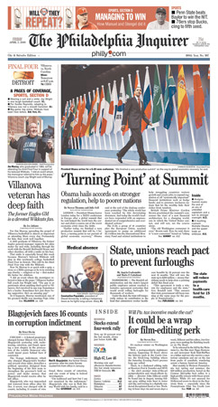 G20 front pages