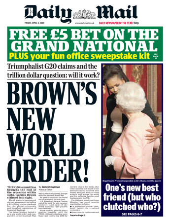 G20 front pages