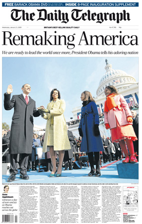 UnassignedBarack Obama front page